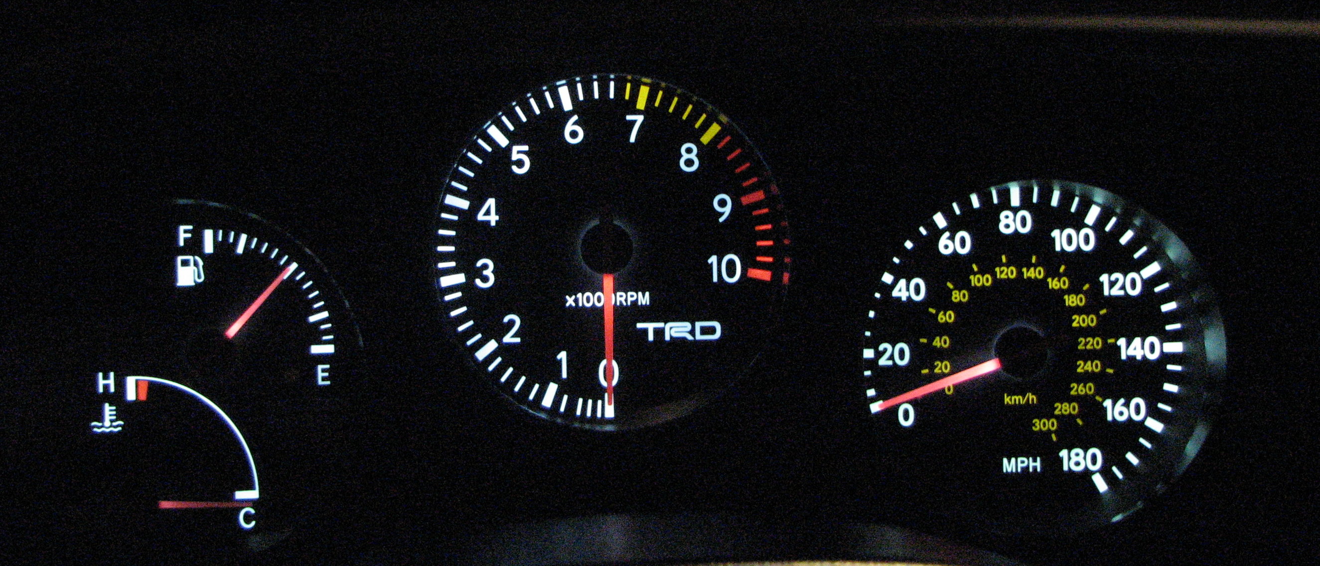 toyota supra trd speedometer #5